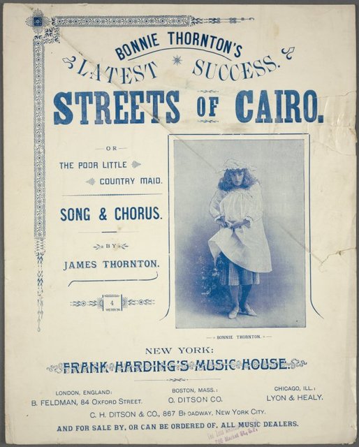 Streets of Cairo sheet music