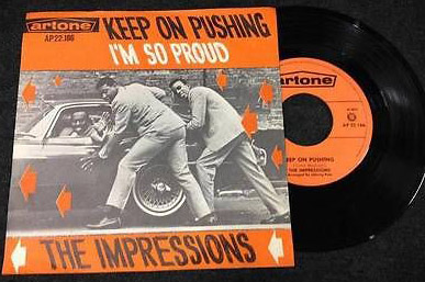 Keep on pushing 45 rpm record